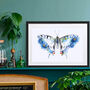 Swallowtail Butterfly Wildlife Botanical Art Print, thumbnail 1 of 4