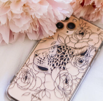 Leopard Floral Phone Case For iPhone, 8 of 11