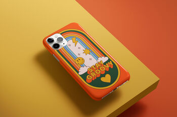 Stay Groovy Phone Case Durable iPhone Mobile Cover, 5 of 7