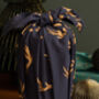 Fabric Gift Wrap Reusable Furoshiki Midnight Reindeers, thumbnail 3 of 7