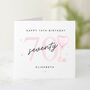 Personalised 70th Birthday Card, thumbnail 1 of 3