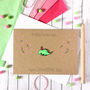 Dinosaur Happy Birthday Card, Have A Rawrsome Day, thumbnail 3 of 9