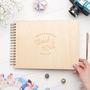Personalised Couples Wooden Memory Book, thumbnail 1 of 8