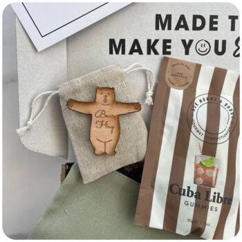 4th Wedding Anniversary Gift For Him, Linen Theme, 3 of 4