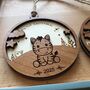 Personalised 1st Christmas Ornament – Woodland Animals, thumbnail 6 of 9