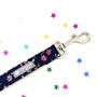Navy Floral Dog Lead/Leash, thumbnail 5 of 7