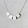 Special Date Cubed Bead Necklace, thumbnail 4 of 9