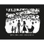 Family Print Or Papercut In Mount, thumbnail 5 of 12