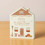 Personalised Pumpkin Autumnal Wooden House Ornament, thumbnail 1 of 5
