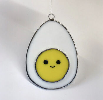 Handmade Smiley Egg Decoration, 2 of 2