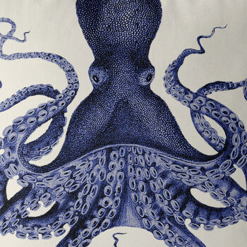 Blue Octopus Cushion, Multi Colours Available, 8 of 8