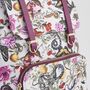 Floral Engravings Small Plum Backpack, thumbnail 4 of 6