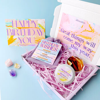 Happy Birthday! Mindful Moment Incense And Gemstone Set, 9 of 9