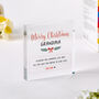 Personalised Christmas Gift For Grandma Plaque, thumbnail 2 of 4