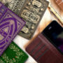 Faux Leather iPhone Case With Classic Book Covers, thumbnail 1 of 9