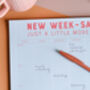 New Week Same You Weekly Planner, thumbnail 5 of 5