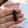 Black Obsidian Crystal Tower For Protection And Grounding, thumbnail 1 of 5