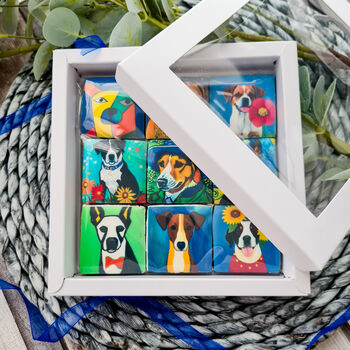 Dogs In Art Biscuits Gift Box, Nine Pieces, 5 of 9