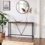 Hallway Table Console Table Sofa Table With Steel Frame, thumbnail 1 of 10