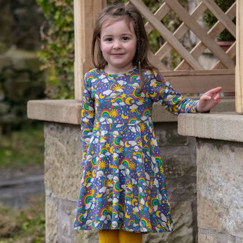 Girls Skater Dress Cosmic Weather, 2 of 4