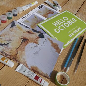 Autumnal Watercolour Art Box Learn To Paint, 9 of 12