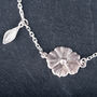 Forget Me Not Silver Bracelet, thumbnail 3 of 4