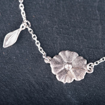Forget Me Not Silver Bracelet, 3 of 4
