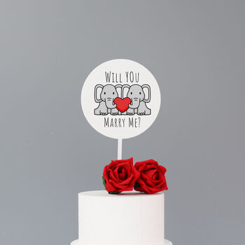 Proposal Cake Topper, 3 of 5