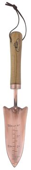 Garden Hand Trowel Steel Copper Blade With Wooden Handle Gift, 3 of 12