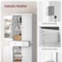 Tall Kitchen Pantry Cupboard High Storage Cabinet, thumbnail 7 of 8
