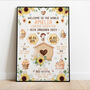 Personalised Keepsake Birth Print Bee Happy, thumbnail 3 of 5