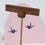 Japanese Paper Origami Crane Ear Threaders Three, thumbnail 7 of 11