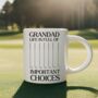 Personalised Golf Clubs Mug For Him, thumbnail 1 of 4