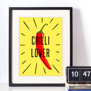 Chilli Lovers Art Print, 2 of 3
