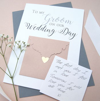 To My Groom Wedding Day Card, 4 of 7