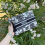 Personalised Tropical Tassel Zip Clutch Pouch, thumbnail 3 of 5