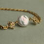 Art Deco Harlequin Freshwater Pearl Bracelet, thumbnail 1 of 8