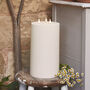 Tru Glow® Three Wick Waterproof Outdoor Candle 28cm, thumbnail 1 of 3