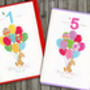 First Birthday Personalised Card For Boys And Girls, thumbnail 2 of 4