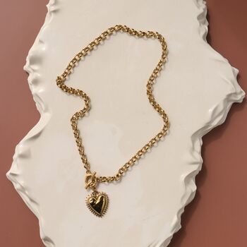Sacred Heart Pendant Necklace, 5 of 12