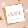 Pink Floral Bride, Wife To Be Wedding Card, thumbnail 1 of 2
