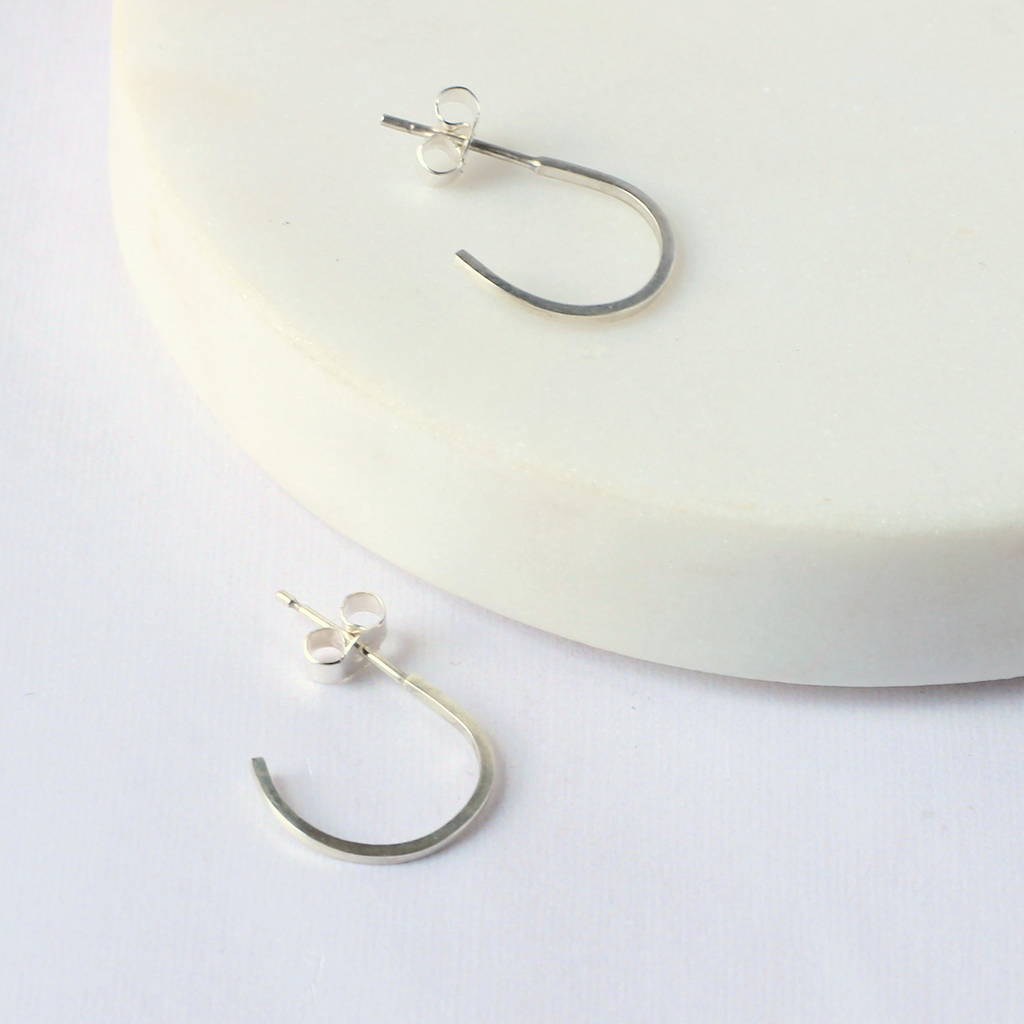 open hoop earrings by mela jewellery | notonthehighstreet.com