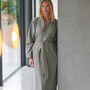 Women's 'Orkney' Herringbone Brushed Cotton Robe, thumbnail 4 of 5