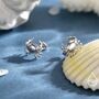 Sterling Silver Crab Stud Earrings, thumbnail 8 of 12