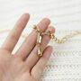 Freyr Droplet Charm 12ct Gold Plated, thumbnail 1 of 3