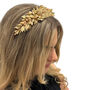 Gold Bohemian Bridal Headband, thumbnail 1 of 7
