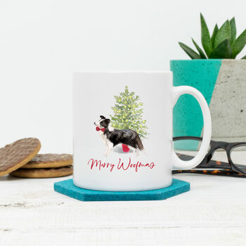 Personalised Dog Christmas Mug, 2 of 7