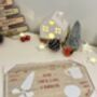 Personalised Christmas Snacks For Santa Board, thumbnail 2 of 2