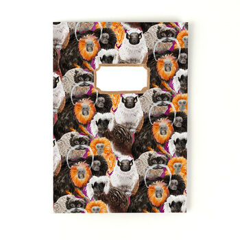 Troop Of Tamarins Print A5 Notebook, 8 of 9