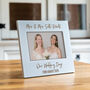Personalised Wedding Day Pastel Photo Frame Gift For Couple, thumbnail 4 of 7